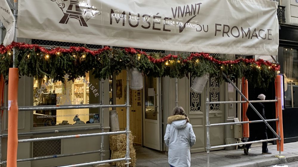 entrée du Musée du fromage à Paris Ile Sain-Louis